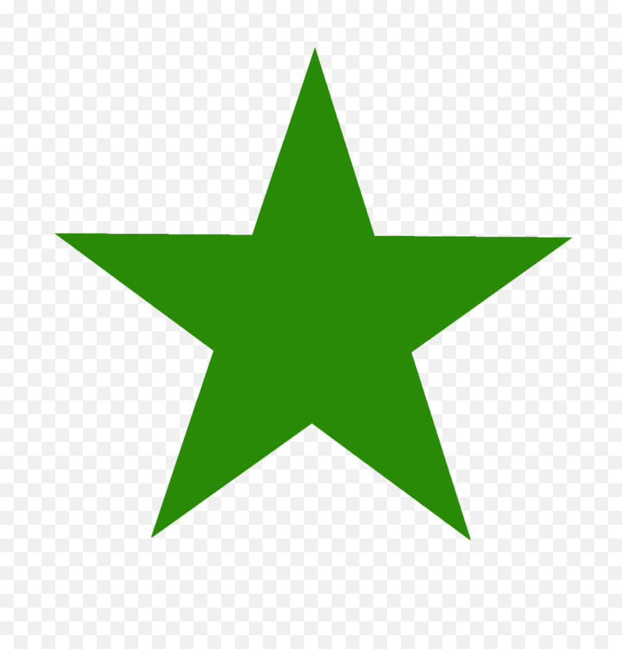 Green Star Png Image - Black Star David Bowie,Star Transparent Background