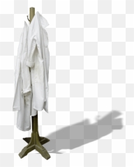 Download Coat Rack With White Lab Coats - Lab Coat On Coat Rack Png,Lab Coat Png
