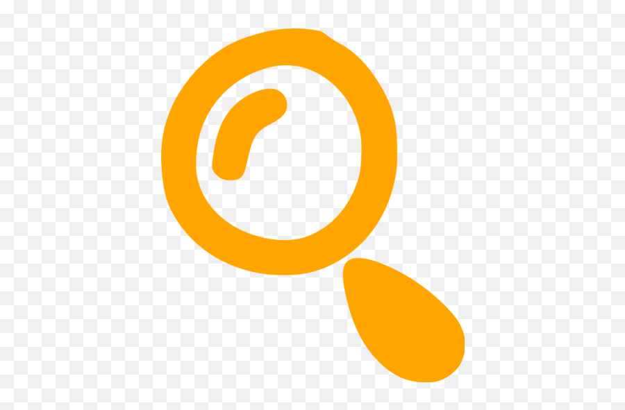 Orange Search Icon - Orange Search Logo Png,Search Icons Png