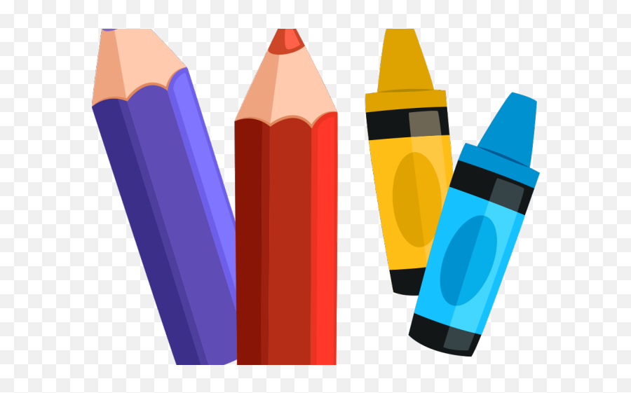 Crayon Clipart Paint - Crayon And Pencil Cartoon Png Marking Tool,Crayon Clipart Png