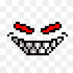 Pixilart Scary Face By Transparent - Scary Face Pixel Art Png,Flowey Png