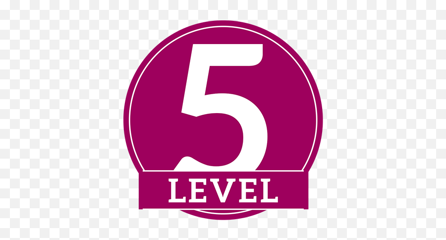 Level - 5 Level Png,Difficulty Level Icon - free transparent png images ...