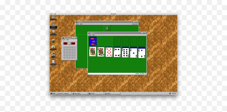 Windows 95 - Solitaire Png,Windows 95 Png