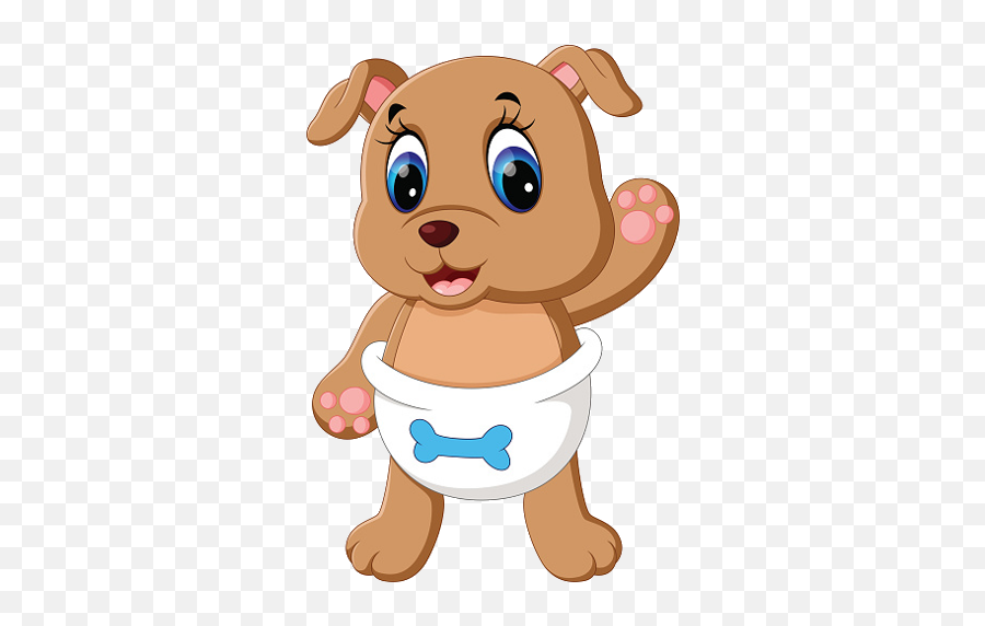 Cute Puppies - Dog Cartoon Images Dibujo De Un Perro Bebe Png,Funny Dog Png