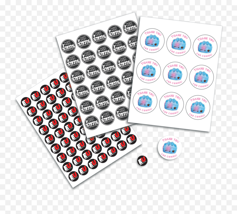 Round Sticker Sheets Guerilla Printing - Candle Png,Price Sticker Png