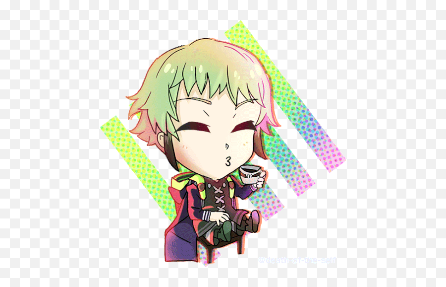 Rio Tokyo Ghoul Sticker - Rio Rio Tokyo Ghoul Coffee Fictional Character Png,Tokyo Style Icon