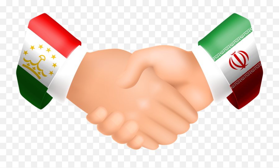 Handshake Iran Tajikistan Afghanistan Public Domain Image - Sharing Png,People Shaking Hands Icon