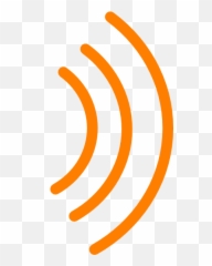 Radio Wave Icon 194857 - Free Icons Library Orange png
