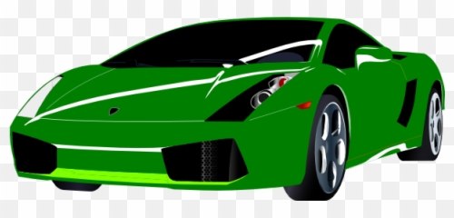 Lamborghini Clipart Blue Sports Car - Art Transparent Background png