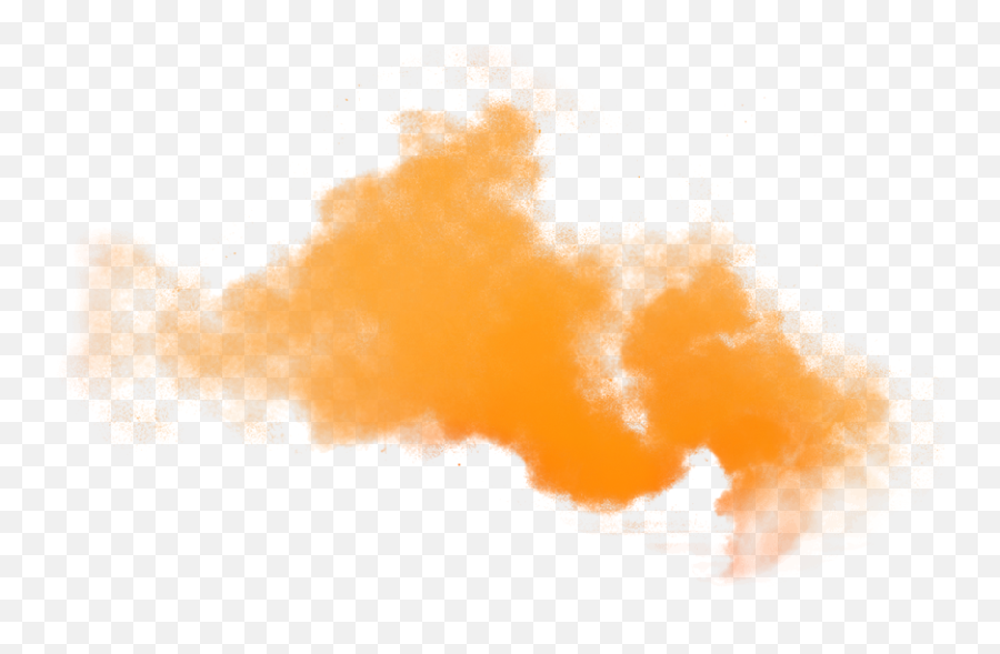 Orange Cloud Transparent Background - Orange Clouds Png,Clouds With Transparent Background