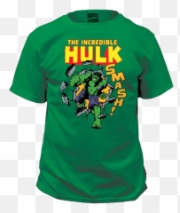 Download Hulk Smash T - Shirt Incredible Hulk Shirt Full Png,Hulk Smash Png