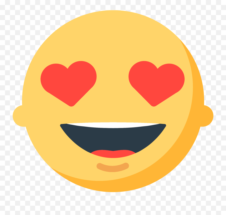 Smiling Face With Heart - Eyes Emoji Clipart Free Download Heart Eyes Emoticon Gif Transparent Background Png,Smiley Icon Meanings