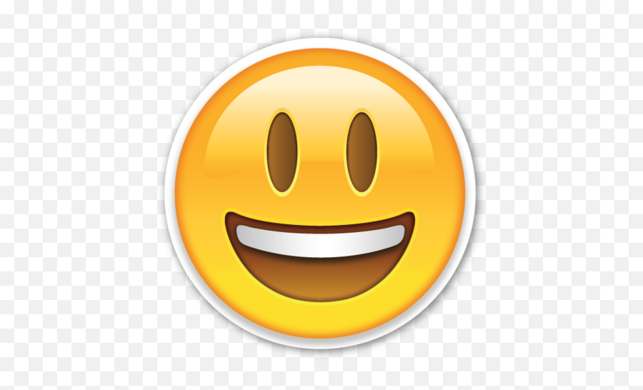 Smiling Face With Open Mouth - Smiling Face With Open Mouth Emojis Png,Grin Icon
