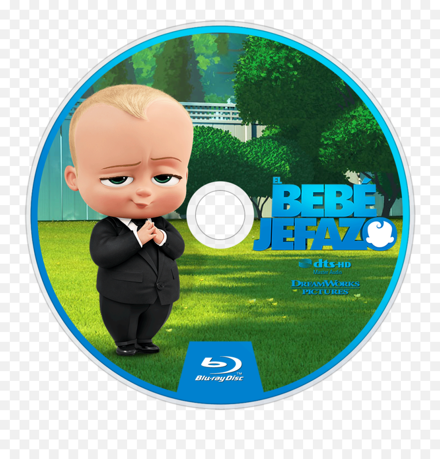 Boss Baby Bluray Disc Image - Boss Baby Cd Cover Png,Boss Baby Transparent