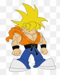 Kid Next Door Goku By Elvtrkai - Kids Next Door Dbz Number 4 Super Saiyan Png,Dbz Transparent