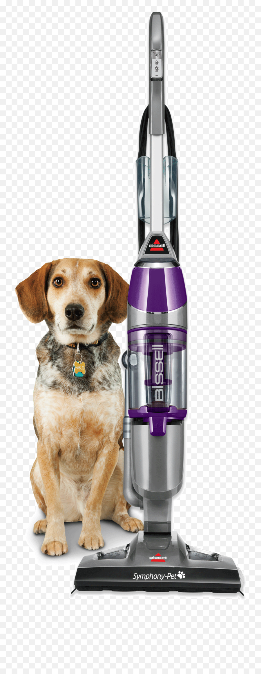 Symphony Pet Vacuum And Steam Mop 1543 Bissell - Bissell Symphony Pet Png,Bissell Gray Icon Pet Bagless Stick Vacuum With Swivel Head