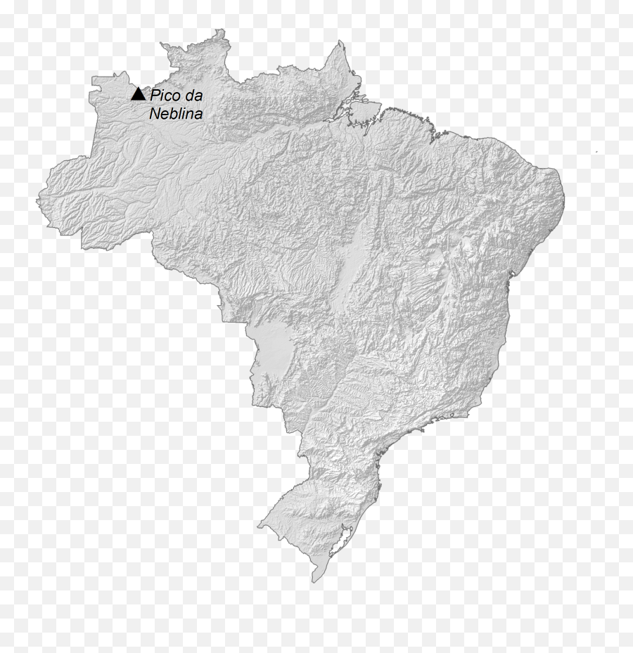 Map Of Brazil - Gis Geography Land Png,Tower Map Icon