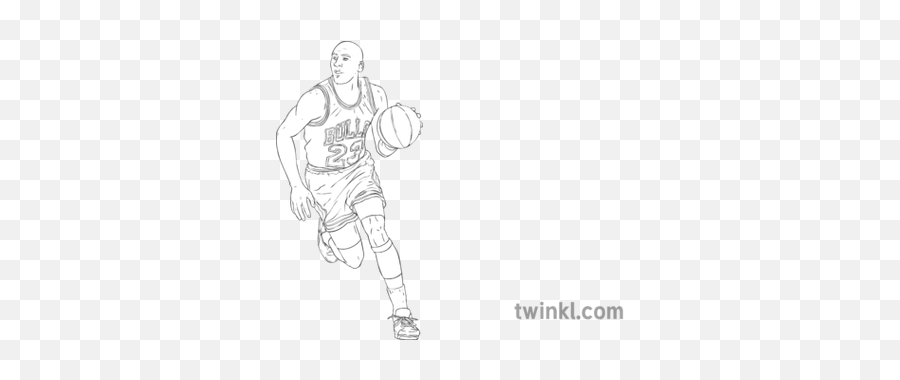 Michael Jordan Basketball Person Chicago Bulls Sport Ks2 - Basketball Michael Jordan Drawing Png,Michael Jordan Png