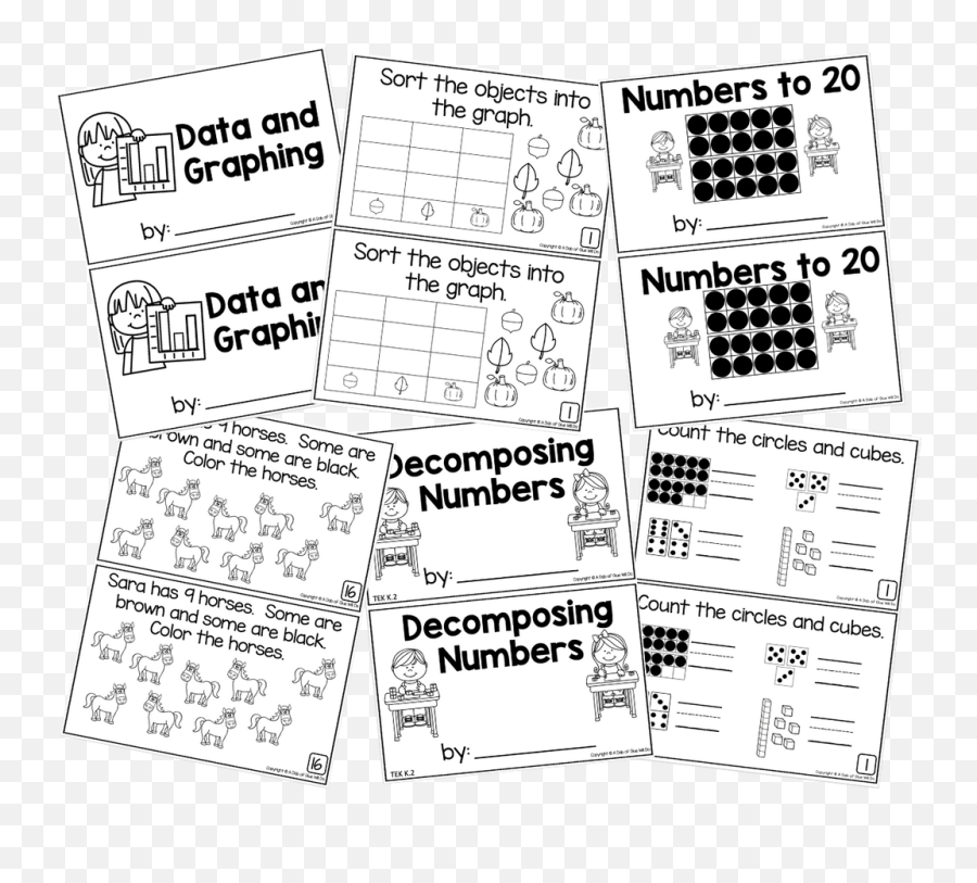 Daily Math Review Journal Growing Bundle For Kindergarten - Dot Png,Math Notebook Icon Transparent Jpg