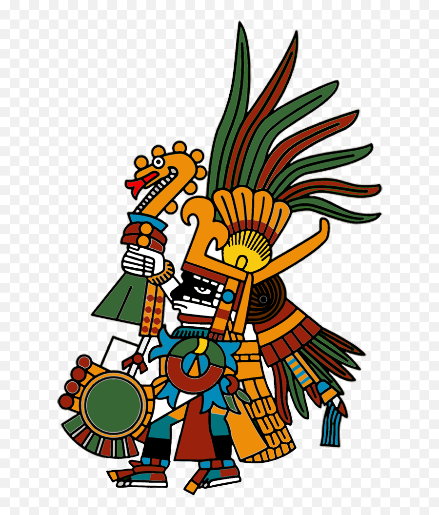 The Symbol Of Our Will Left Handed Hummingbird - Tlaloc Huitzilopochtli Aztec God Png,Aztec Icon