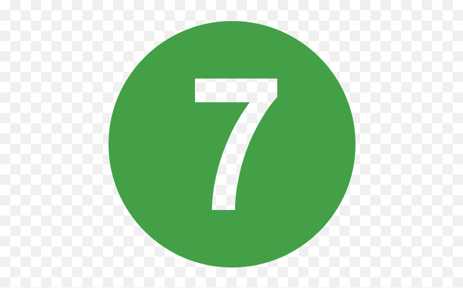 Fileeo Circle Green Number - 7svg Wikimedia Commons Dot Png,Number 7 Icon