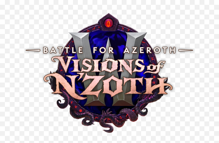 World Of Warcraft Battle For Azeroth - Visions Of Nu0027zoth Emblem Png,Warcraft Logo