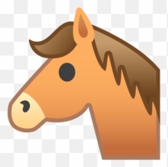Horse Face Emoji - Horse Emoji Png,Caballo Png