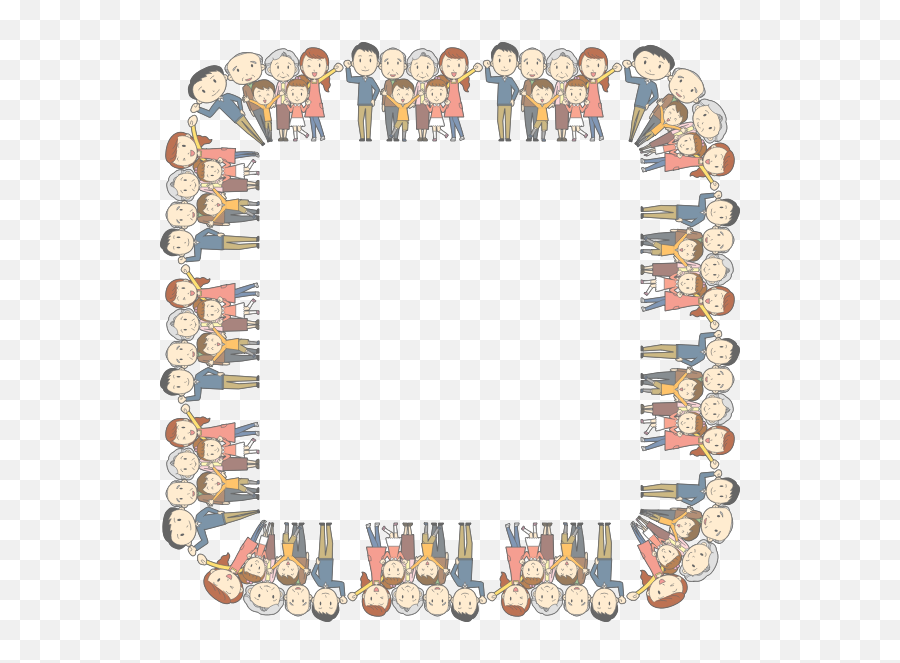 Family Square Frame Free Svg - Family Clipart Border Png,Square Frame Png