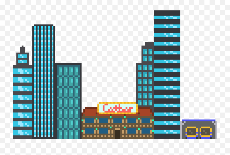City Buildings Pixel Art Maker - City Building Pixel Art Png,City Building Png