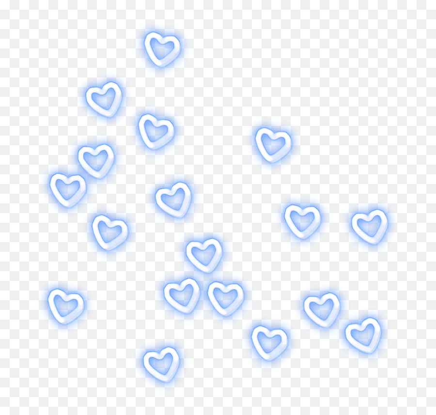 Mq Blue Heart Hearts Neon - Neon Blue Heart Png,Blue Heart Png