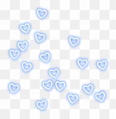 Mq Blue Heart Hearts Neon - Neon Blue Heart Png,Blue Heart Png