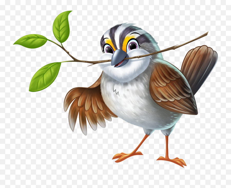 Time Lab Vbs Animals Png Image With - Sparrow Bird Cartoon Png,Sparrow Png  - free transparent png images 