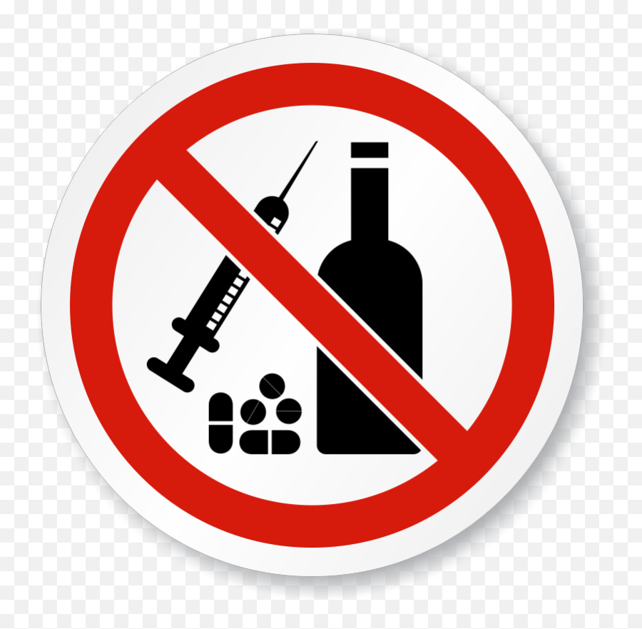 Say No To Drugs Png Transparent Drugspng Images - Avoid Drugs And Alcohol,No Sign Png