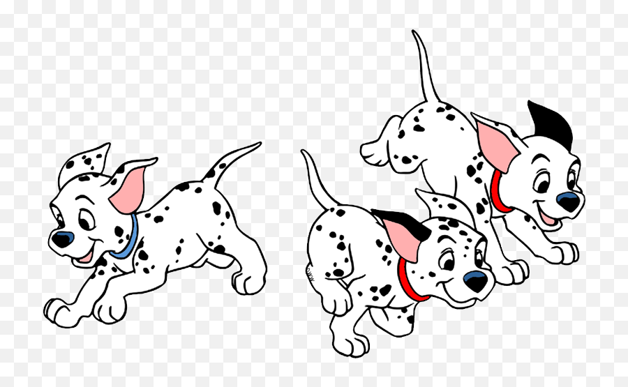 101 Dalmatians Puppies Clip Art - 101 Dalmatians Png,Puppy Clipart Png