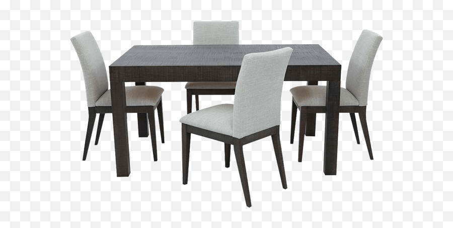 4 Seater Dining Table Set With Fully Upholstered Chairs - Dining Table Png,Dining Table Png