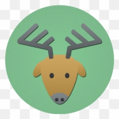 Christmas Deer Reindeer Rudolf Icon - Icon png