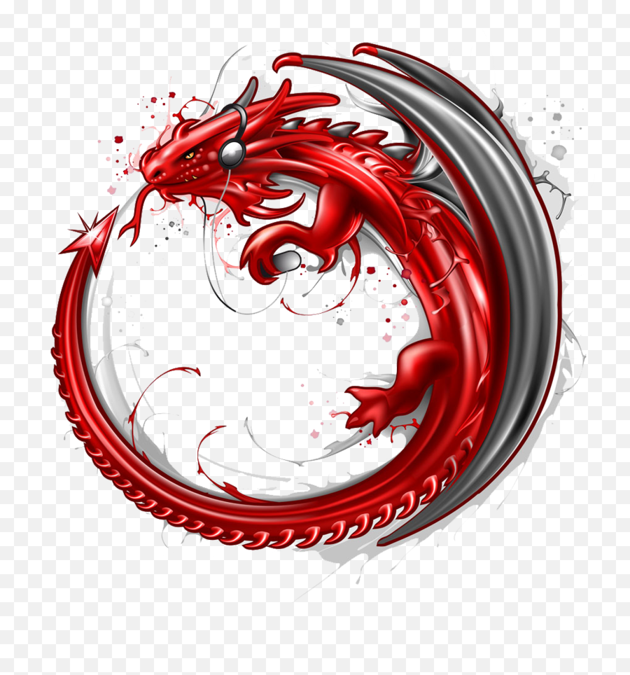 Chinese Dragon Circle Png
