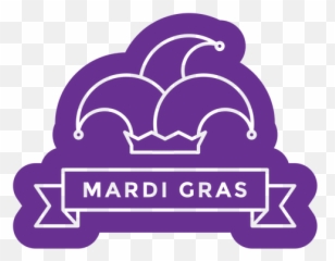 Mardi Gras Hat Badge Purple - Transparent Png U0026 Svg Vector File Stacked Deck,Jester Hat Png