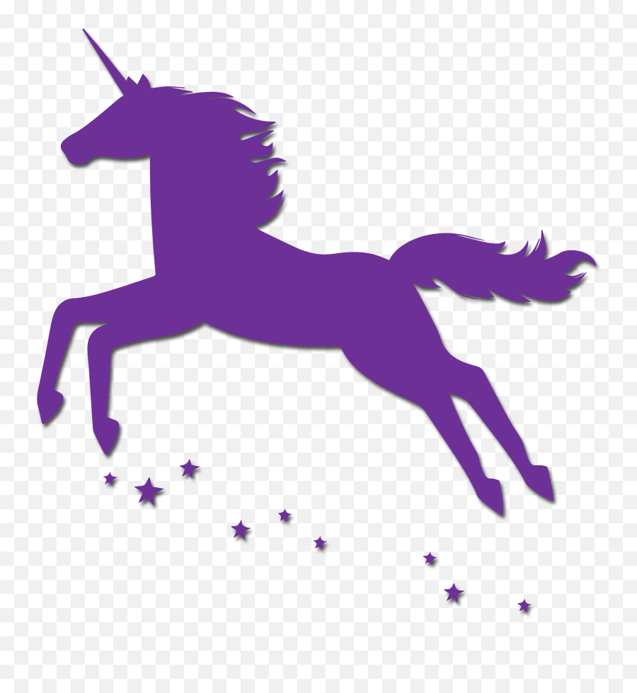 Unicorn Horn Png - Unicorn Free Silhouette,Unicorn Horn Png