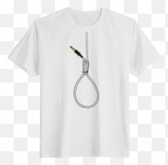 Download Noose T - shirt Saint Laurent White Logo Shirt Illustration png