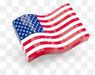 American Us Flag Icon Png Download - American Flag Clip Art,American Flag Png Free