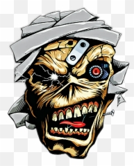 Ironmaiden - Iron Maiden Eddie Sticker Png,Iron Maiden Logo Png