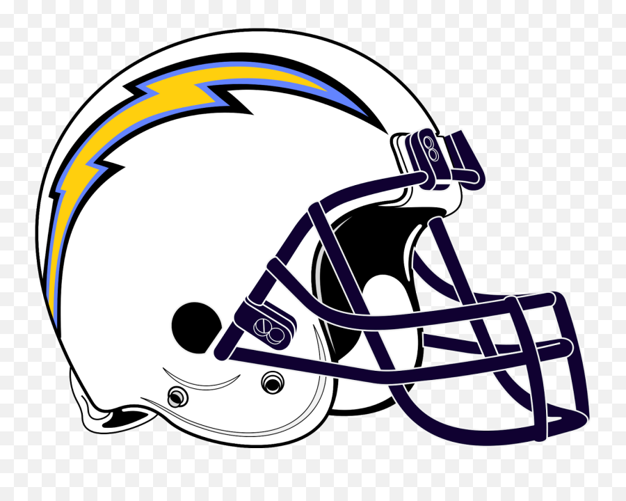 Download Chargers Clipart Logo - San Diego Chargers Helmet Carolina Panthers Png,Chargers Logo Png