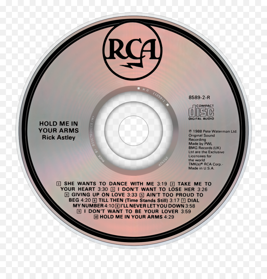 Rick Astley Music Fanart Fanarttv - Compact Disc Png,Rick Astley Png