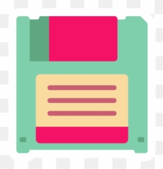 Floppy Disk Flat Sticker - Transparent Png U0026 Svg Vector File Horizontal,Floppy Disk Png