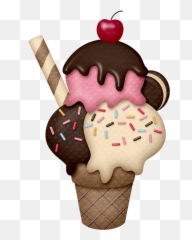 Ice Cream Clipart Summer - Transparent png