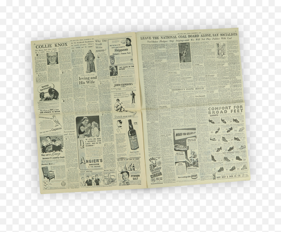 1961 Newspapers - Historic Newspapers Daily Record Glasgow 1980 Png,Newspapers Png