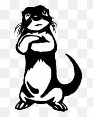 Otter Clipart Outlines Transparent Free For - Logo Otter Png,Otter Png