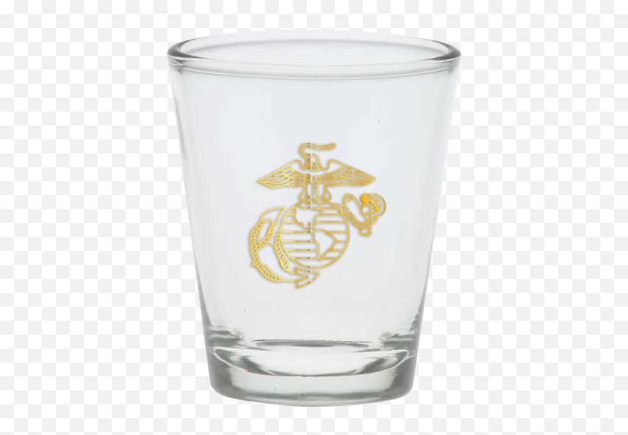 Usmc Gold Ega Shot Glass - Beer Glassware Png,Shot Glass Png