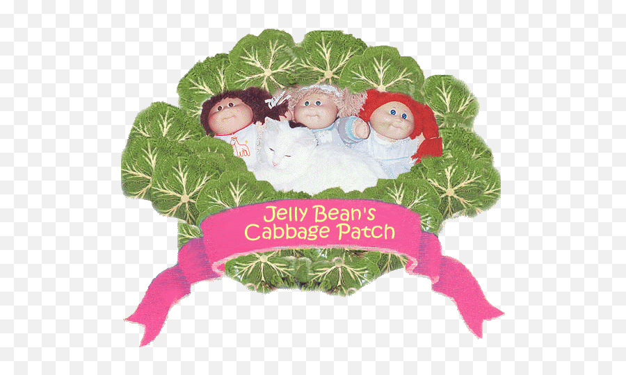 Jelly Beans Cabbage Patch Dolls And - Christmas Day Png,Cabbage Patch Kids Logo